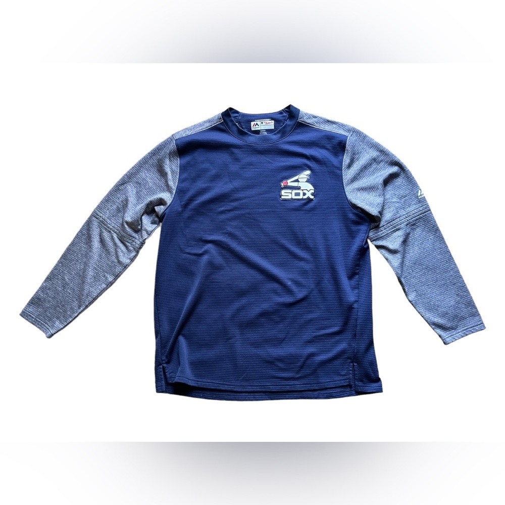 Men’s XL Majestic Thermabase Chicago White Sox Pullover Jacket MLB Baseball